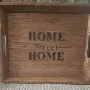 Home Sweet Home wooden tray